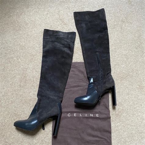 celine thigh high boots buy|Boots & Ankle boots CELINE Women's .